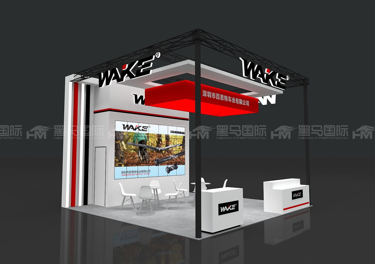 昆山展台设计搭建 精工定制 展会吸睛度拉满